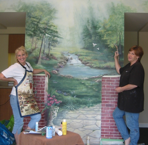 Chrysalis Interior Transformation artists: Lisa Primrose and Chris Glatzel